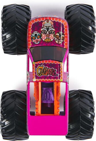 Monster Jam ، Dalmatian الرسمي Vs. شاحنات وحش Calavera Die-Cast ، 1:64 ، ألعاب الأطفال للأولاد الذين تتراوح أعمارهم بين 3 سنوات وما فوق in Saudi Arabia