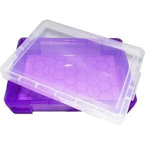 Small Portable Sand Tray with Lid - Purple