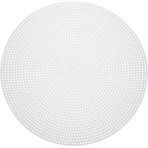 MECCANIXITY 10pcs 8" Plastic Mesh Canvas Sheet 13 Count Round Needlepoint Blank Canvas for Embroidery Knit Crochet Acrylic Yarn Crafting, White