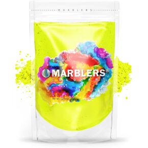 MARBLERS Fluorescent Pigment Powder [Neon Pink] 3oz (85g) | Matte Pigment | Dye | Non-Toxic | Vegan | Cruelty-Free | Nail Polish, Nail Art, Soap, Slime, Candle, Resin, Epoxy, Acrylic Paint