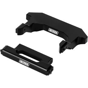 INJORA Aluminum IR60 Hard Body Front Bumper & Rear Mount for 1/24 Axial SCX24 Gladiator Power Wagon Upgrade