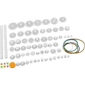 Hilitand Plastic Gears Set Pulley Belt Worm Kits Gear Set Robot Motor Car Toy for DIY Parts (75kinds)
