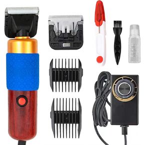 HCDMRE Carpet Trimmer Tufting Carving Tools Clippers, Electric Clippers for Rug Gun Making Kit Tools, with Blade Lubricating Oil and Shears, 200w Red