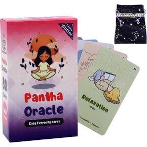 Pantha Oracle Deck - Pocket-Sized Love Oracle Cards Set for Divination and Fortune Telling