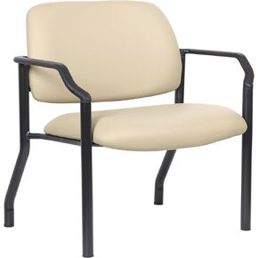 Boss Office Products Guest Chair 500 lb. Weight Capacity, Beige
