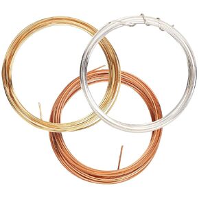 ParaWire Square Copper Soft Temper Craft Wire 21 Gauge Tarnish-Resistant Silver, Gold and Copper for Jewelry Making & Wire Working