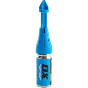 OX Tools Tuff Shot Deep Reach Marker Tool, Drill Hole Markers, Chalkshot of Non Permanent Shot of High-Vis Green Chalk Deep Hole Marker, Long Reach Marker, 250 Chalk Bursts shots