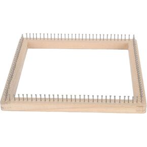 Knitting, Household Handmade Weaving, DIY Handcraft Wood Knitting Board Knitting Tool for Weaving Hat, Scarf, Blanket, Shawl for Children & Adults (30 * 30cm)