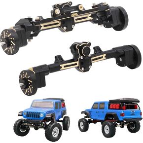 Heavy Brass Portal Axle for 1/24 RC Crawler Axial SCX24 90081 C10 Jeep Gladiator Ford Bronco Front and Rear Upgrade Parts