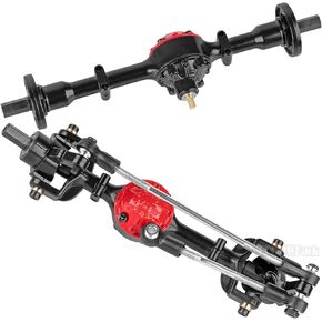 RC Car Axles Set Repair Tool Upgrades Part for WPL 1/16 B14 B-14K B24 B-24K C14 C-14K C24 C-24K,Metal RC Car Modification Parts Hops Up