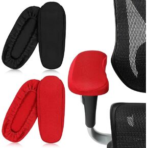 Lurrose Office Chair Armrest Pads 4pcs Gaming Chair Arm Rest Covers Stretchable Chair Seat Covers for Desk Chair