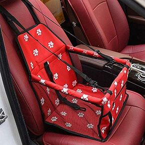 JOONOR Dog Car Seat Booster for Small Dogs & Cats, Red