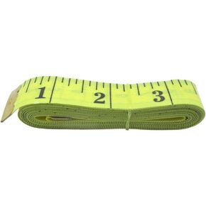 Measuring Tape - for Sewing, Seamstress, Tailor, Cloth, Waist, Crafting, Fitness- Dual Sided Multipurpose Extra Long - 120 inches - Yellow in Kuwait