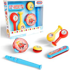 Lollipop Little Tikes Musical Instruments Set - Flute, Maracas, Harmonica, Tambourine for Toddlers, Educational Musical Toys Toys for Kids 24 Months+