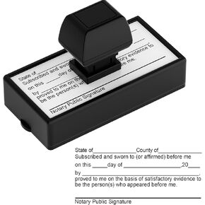 Notary Stamps, Notary Jurat Stamp, Notary Supplies That are Easy to Store, Notary Stamp, Notary Seal