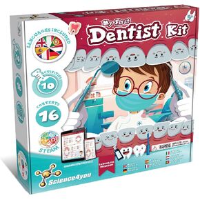 Science4you Dentist Kit for Kids - Dentist Toys for Kids + Doctors Kit with 10 Activities, Doctor Set with Dentist Games for Children, STEM Toys and Gifts for 5+ Year Old Boys and Girls