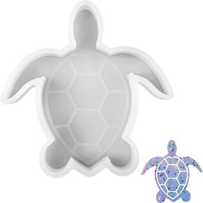 Silicone Molds for Freshies, Sea Turtle Car Freshie Mold 3D Animal Silicone Molds Turtle Shape Resin Molds for Freshies Resin Craft Soap Candles