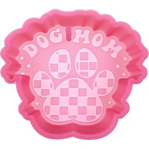 (300 Design Optional) MUBYOK M484 Dog Mom Silicone Freshie Mold for Baking Aroma Beads Car Freshie Supplies