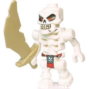 LEGO NINJAGO Legacy Minifigure - Wyplash Skulkin Skeleton (with Sword)