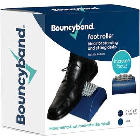 Bouncyband Foot Roller for Restless Feet and More – Comforting and Therapeutic Sensory Fidget Device, Sensory and ADHD Tools for Increasing Focus, Relieving Anxiety and More