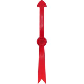 Large Arrow Spinner, 11.8 in/30 cm, Red Plastic with Suction Cup, Spinners Game for Classroom Activities, Math Games Teacher Supplies, Teaching Tools for Elementary School, Party Board Games