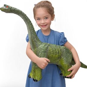 Big Brachiosaurus 32 inch, Dinosaur Toys for Kids 3-5, Large Dinosaur Toys for Kids Toddler Dinosaur Party Favors, Birthday Gifts for Boys Girls