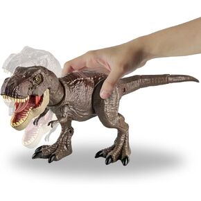 T-Rex Rampaging Tyrannosaurus Rex Dinosaur Attack Action Figure - 21" Jurassic Dino with Lights, Chomp & Roar Play Toy for Kids
