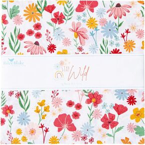 Amanda Niederhauser Stay Wild 10" Stacker 42 10-inch Squares Layer Cake Riley Blake 10-15210-42
