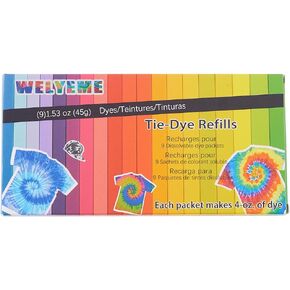 Tie-Dye Refills 9 Packets (Rainbow)