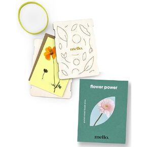 Mello Flower Press Kit | Craft Supplies For Pressed Flowers & Crafts | Arts And Crafts & Scrapbook Supplies | Hobbies for Women | Gifts for Plant Lovers & Dried Flowers For Crafts | Flower Power