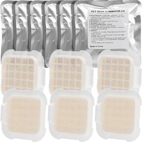 Update Cat Litter Odor Eliminator 2.0 for Self-Cleaning Cat Litter Box, GISOFIK Cat Litter Deodorizer, Cat Toilet Odor Control, Litter Box Deodorizer, Safe for Pets 98% Remove Rate(6 Pack)