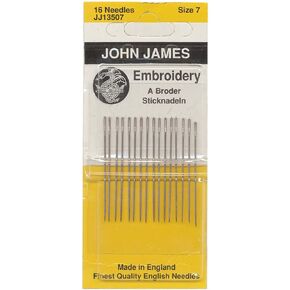 Colonial Needle Crewel/Embroidery Hand Needles-Size 7 16/Pkg