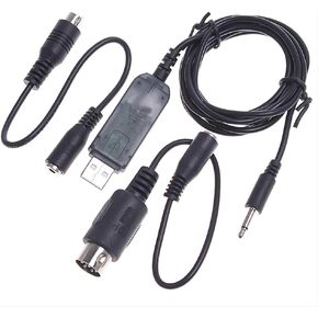 Flysky FS-SM100 USB Simulator Cable with Adapter Cables for Flysky FS-i6 FS-i4 FS-TH9X FS-T6 FS-T4B FS-GT3 FS-GT2 Remote Controller