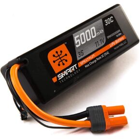 Spektrum 11.1V 5000mAh 3S 30C Smart Hardcase LiPo Battery: IC5, SPMX50003S30H5