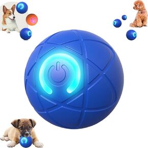Vibrating Dog Ball,Moving Dog Ball,Pet Bounce Ball,Shaky Ball Toy for Dogs, Automatic Moving Dog Toy Ball,Electric Vibrating,Self Moving/Bouncing/Rolling Ball(Blue)