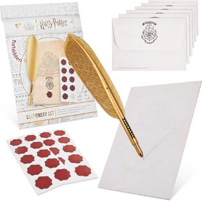 Harry Potter Stationery Paper and Envelopes Set A5 Paper Quill Hogwarts Writing Set