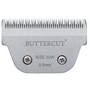 Geib Buttercut #30 Wide (.0mm Cut Pength) شفرة مقص الصلب غير القابل للصدأ. يناسب كليبرز نوع A5 (#30)