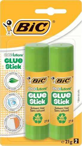 BIC 21 G Ecolutions Glue Stick (حزمة 2) in Saudi Arabia