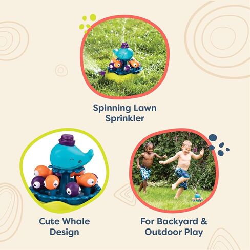 B. Toys- Whirly Whale Water Sprinkler- Play Play Backyard Outdoor Summer Games- 2 Years + in Kuwait