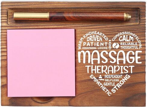 Massage Therapist Gifts, Appreciation Gifts for Massage Therapist, Thank You Gifts for Spa Staff Hands That Heal Assistant Med School Graduation Gifts Desk Self-Stick Note Pad Holders EDP14 in Kuwait
