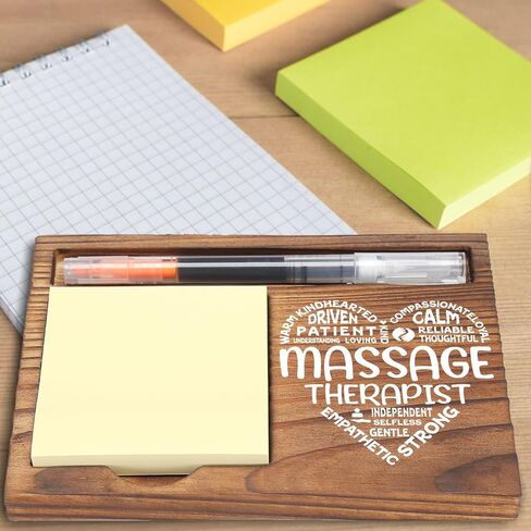 Massage Therapist Gifts, Appreciation Gifts for Massage Therapist, Thank You Gifts for Spa Staff Hands That Heal Assistant Med School Graduation Gifts Desk Self-Stick Note Pad Holders EDP14 in Kuwait