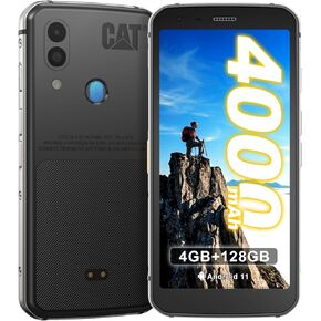 CAT S62 هاتف خلوي متين غير مقفل (128 جيجابايت، 4 جيجابايت) 5.7 بوصة IP68 هاتف ذكي أندرويد مقاوم للماء، كاميرا 48 ميجابكسل 4K، بطارية طوال اليوم، NFC، فتح بصمة الإصبع، فتحة Snapdragon 660 Nano (أسود) جديد