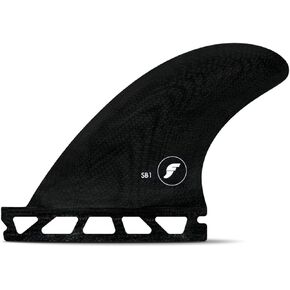 Futures Sb1 Fiberglass Sidebite Fin 3 1/2 inch Black