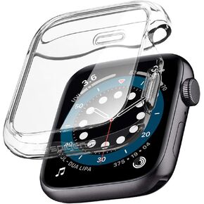 Spigen Ultra Hybrid Designed for Apple Watch Case with Screen Protector for Series SE2/6/SE/5/4 (44mm) - Crystal Clear