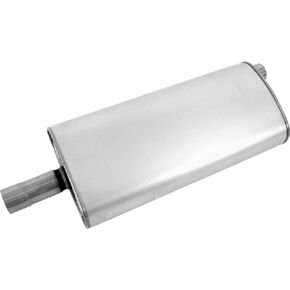Walker Exhaust Quiet-Flow Stainless Steel 21607 Direct Fit Exhaust Muffler 2.5" Inlet (Inside) 2.25" Outlet (Inside)
