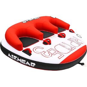 Airhead Riptide 3 Towable Tube for Boating, 1-3 Riders