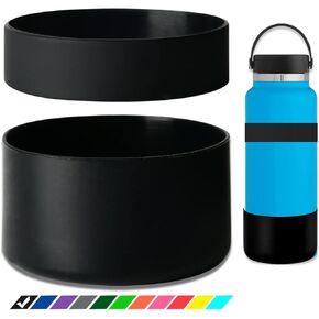 Greant Double Protective Water Bottle Boot Compatible with Hydro Flask, Silicone Flex Boot Compatible with Hydroflask Boot, Universal Anti-Slip Bottle Sleeve, 3 Sizes to Choose