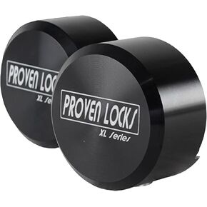 Proven Industries Model 400XL Puck-Lock Set, Made in The USA, Pack of 2, (Black)
