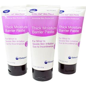 Skin Paste - Skin Protectant/Barrier Paste 6 oz Tube (Pack of 3)