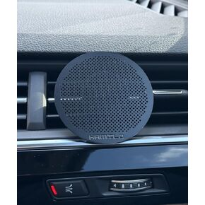 HAMILO BreezeGuard Car Air Vent Wind Deflector- 2PCS, Black, Circular, Windless Car Vent Clips, Car interior Essential Decorations for Girls, Car Accessories for Women & Men, Car Must Haves Women&Mom